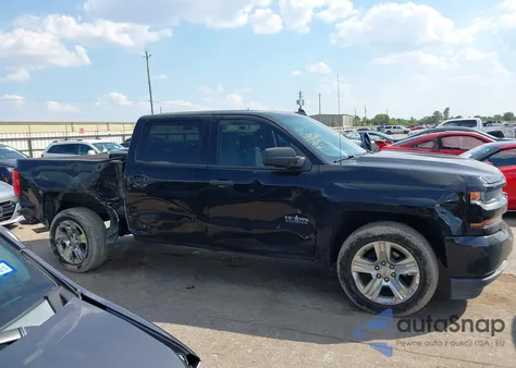 2018 Chevrolet Silverado 1500 Custom from USA, damaged, VIN 3GCPCPEH7JG369626